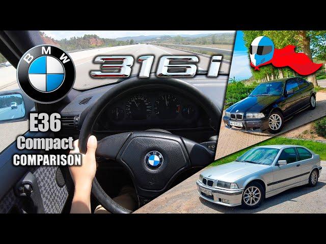 1999 BMW 316i E36 Compact (77kW) POV 4K [Test Drive Hero] #136 ACCELERATION, ELASTICITY COMPARISON