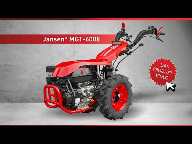 Motorgeräteträger Jansen MGT-600E, 15 PS, Einachsschlepper, E-Starter