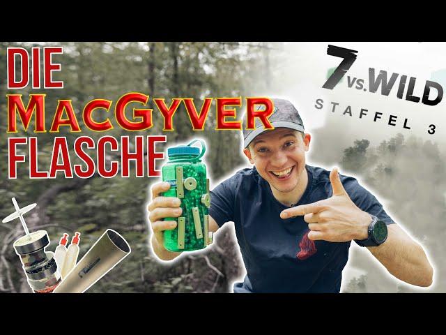 Die MacGyver Flasche für 7 vs. Wild | Niklas on fire - Säge, Messer, Angeln, Jagd #7vswildcard