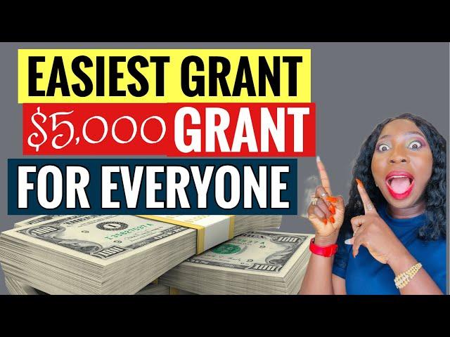 GRANT money EASY $5,000! 3 Minutes to apply! Free money not loan