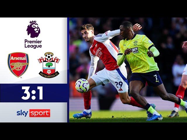 Havertz leitet Comeback ein! | FC Arsenal - FC Southampton | Highlights - Premier League 2024/25