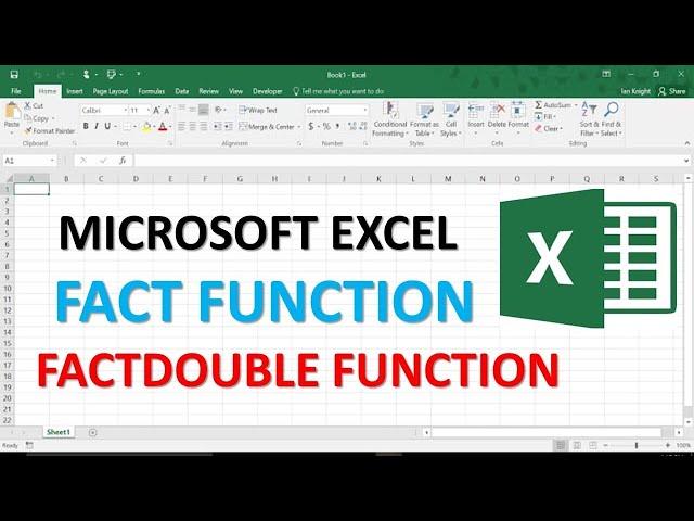 FACT FUNCTION IN MICROSOFT EXCEL || MICROSOFT EXCEL|| #KMISHRA COMPUTER ACADEMY