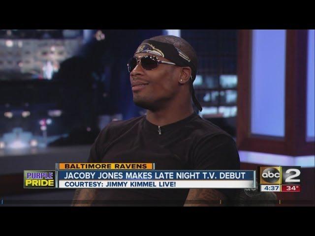 Jacoby Jones on Jimmy Kimmel