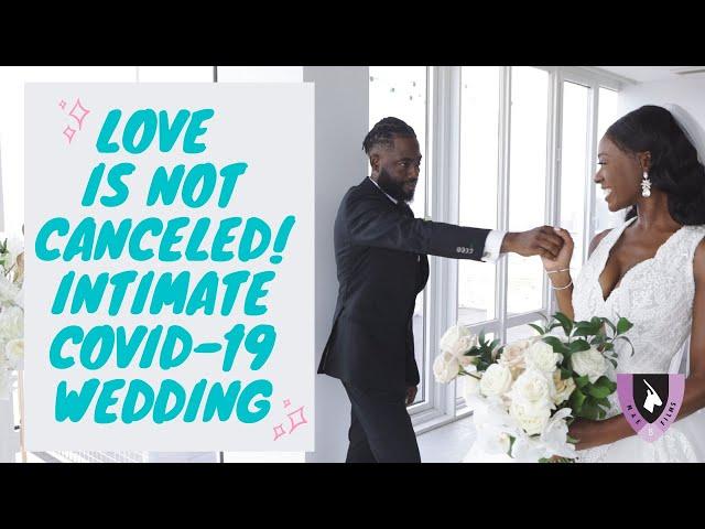 Couple Marries in their Apartment Living Room #loveisnotcanceled #loveisnotcancelled | Mae B. Films