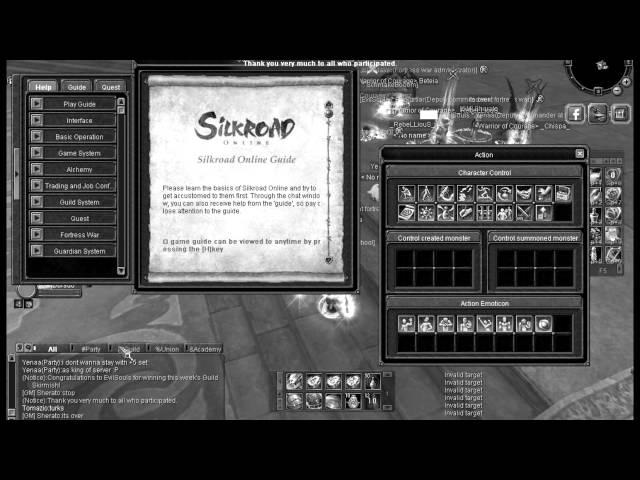 Silkroad Online [Server Delphinus] Guild EvilSouls vs RnR Guild Skirmish event