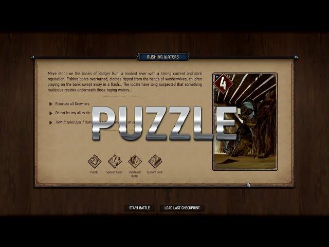 Rushing Waters Puzzle - Thronebreaker - The Witcher Tales