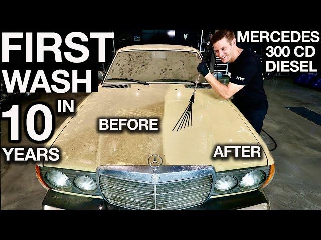 First Wash in 10 Years: Mercedes 300CD Diesel Disaster Detail and Sale!