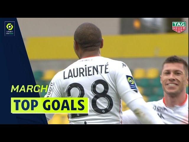 Top goals Ligue 1 Uber Eats - March (season 2020/2021)