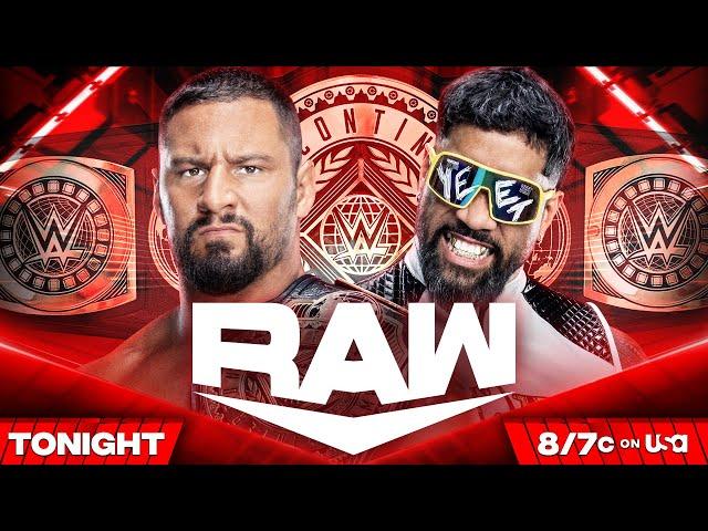 Bron Breakker vs. Jey Uso – Intercontinental Title Match: Raw hype package