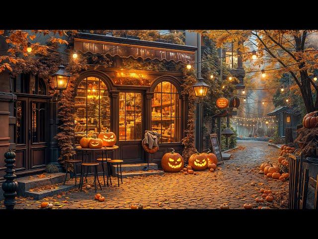 Elegant Autumn Coffee Shop  Soft Jazz Instrumental Music & Bossa Nova Piano for Relax ,Study, Work