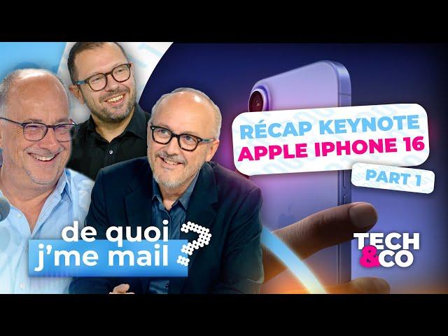 Le récap de la keynote Apple iPhone 16