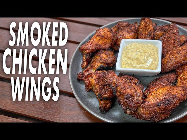 Smoked Chicken Wings On The Hunsaker Vortex Drum Smoker & Homemade Peppery Ranch Dipping Sauce