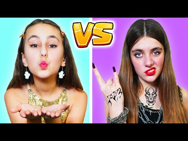 Good Girl VS Bad Girl || School Funny Life Situations by Amigos Forever