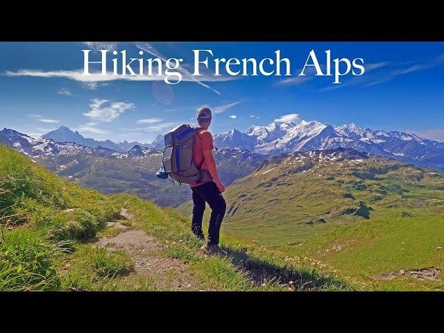 Hiking Alone 700 Km in 23 Days | French Alps Silent Hiking Film