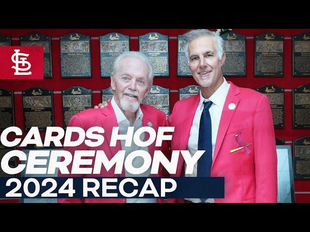 2024 Cardinals Hall of Fame Recap | St. Louis Cardinals