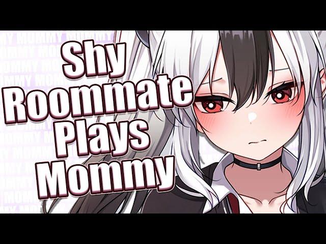 Shy Roommate Plays Mommy  [F4M] [ASMR Roleplay] [Wholesome]