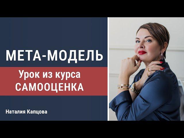 МЕТА-МОДЕЛЬ. Урок из курса САМООЦЕНКА