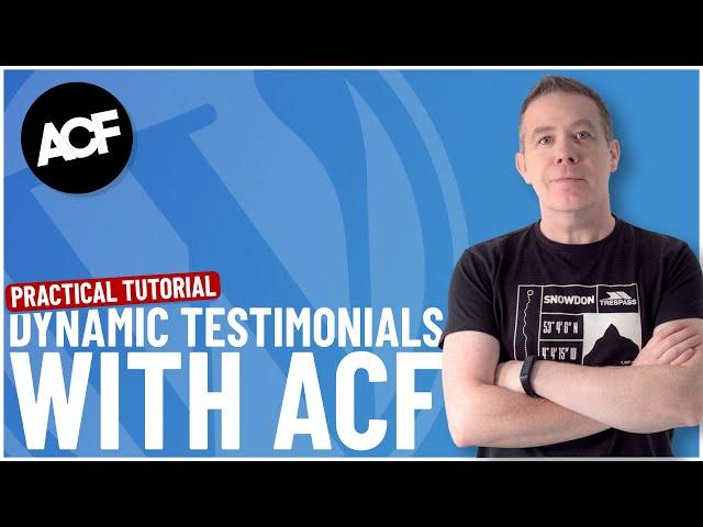 Advanced Custom Fields Tutorial - Create Dynamic Testimonials