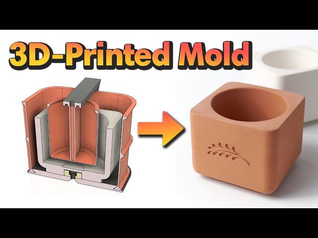 From 3D-Print to Concrete - DIY Silicone Mold Making Process