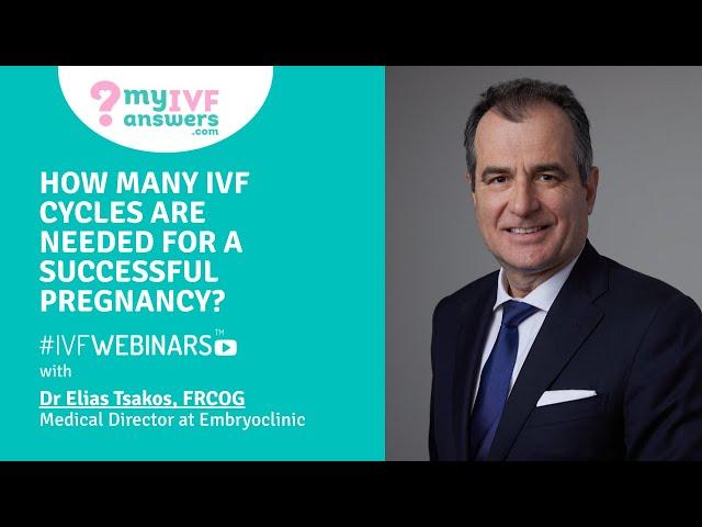 How many IVF cycles are needed for a successful pregnancy #IVFWEBINARS