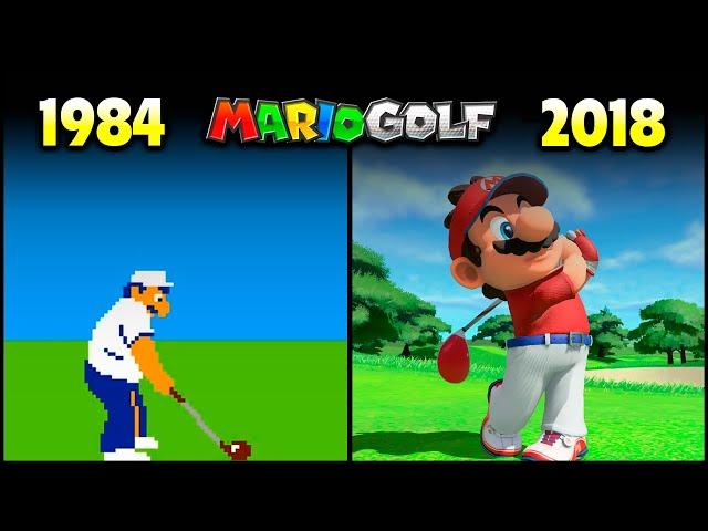 Evolution of Mario Golf Games (1984 - 2021) - 14 Games