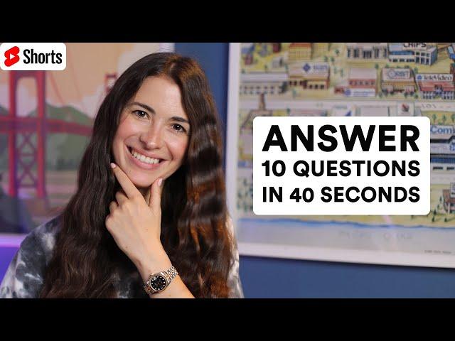 Can You Answer These Questions? | Practice your English with me #shorts