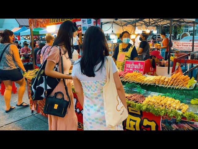 【4K】Chiang Mai Old City Walking Tour at Sunset / Thailand - 4K 60fps