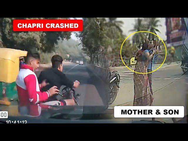 Emotional moment of Mother - Son after Accident ️ That’s why Dashcam are important