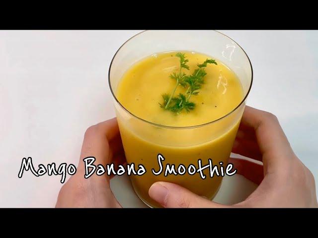 망고 바나나 주스, 스타벅스의 그 망고 바나나를 이제 집에서 Mango Banana Smoothie