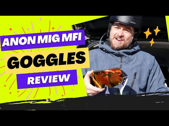 Best Magnetic Face Mask Integration Ski Googles  Anon MIG MFI Goggles Review