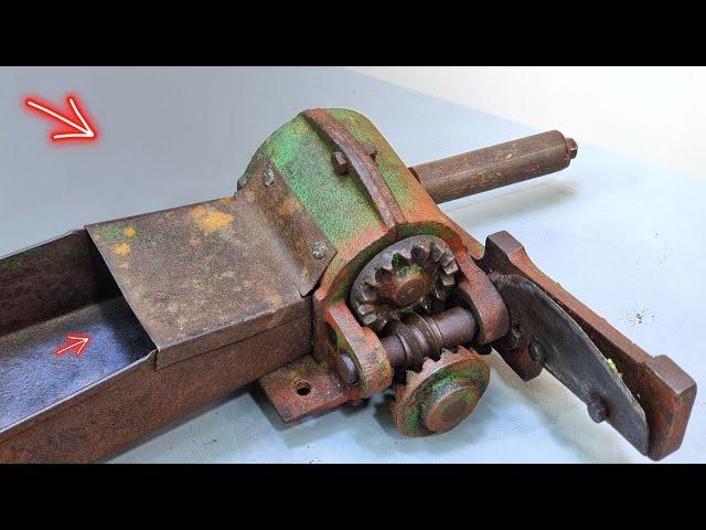 Unusual Chaff Cutter Machine Restoration – How Old Do You Think This Machine Is?