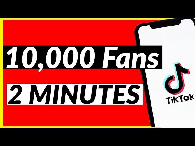 HOW TO GET 10,000 TIKTOK FOLLOWERS IN 2 MINUTES 2024 (NEW Strategy!)