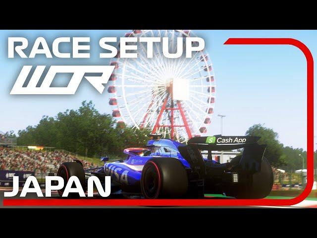 WOR TIER 2 F1 24 JAPAN - Qualify Lap + RACE Setup 