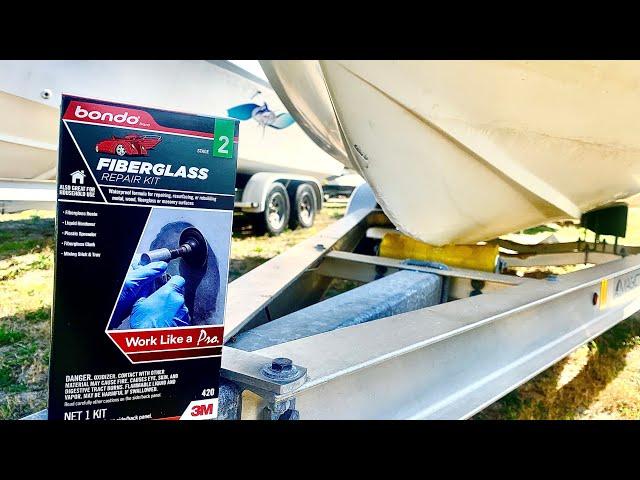 Bondo Fiberglass Repair Kit Boat Keel