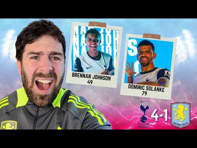 TOTTENHAM HOTSPUR 4-1 ASTON VILLA | MATCH REACTION