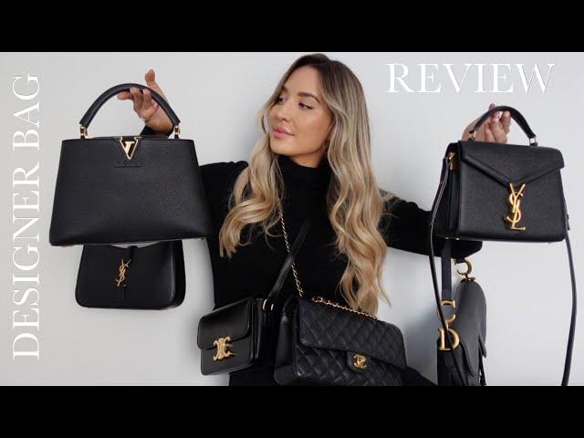 THE BEST BLACK DESIGNER HANDBAGS | REVIEWING 6 DESIGNER BAGS | Freya Killin