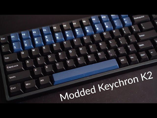 Modded Keychron K2 sound test