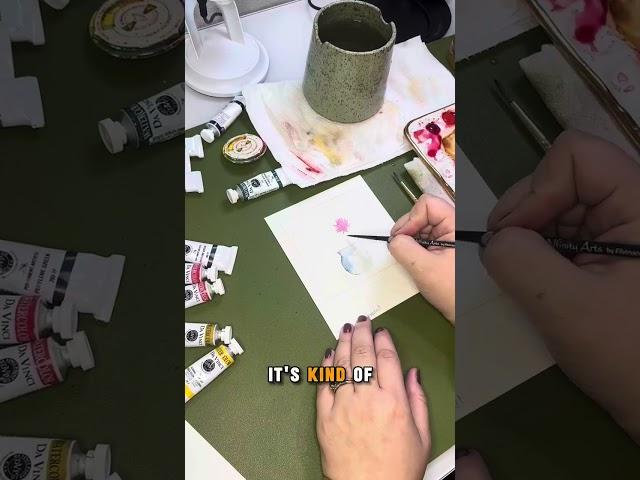 Let's paint a watercolor bouquet!