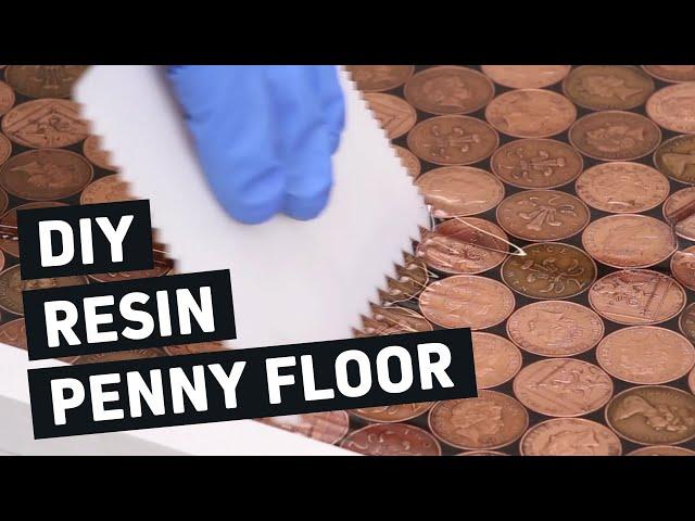 DIY Penny Floor Tutorial