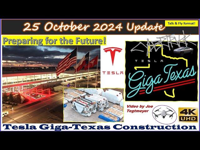 Inside views, Factory Production Expansion & Big Deliveries! 25 Oct 2024 Giga Texas Update (07:05AM)