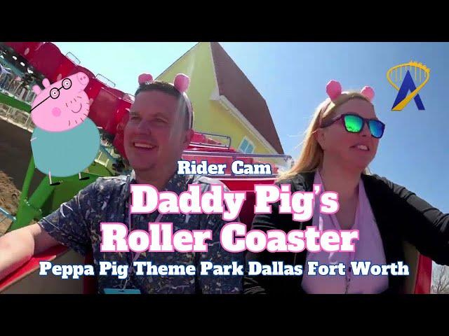 Daddy Pig's Roller Coaster Rider Cam at Peppa Pig Theme Park Dallas Fort Worth