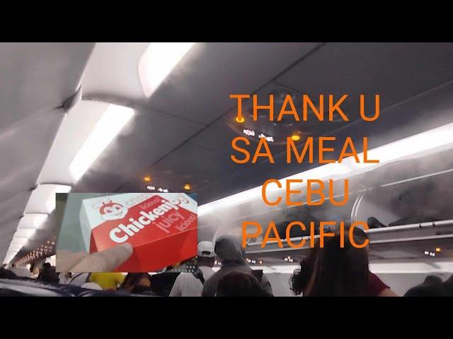 CEBU PACIFIC THANK YOU SA MEAL/DELAYED FLIGHT DAHIL SA BAGYO #bambiediariesofficial #cebupacific