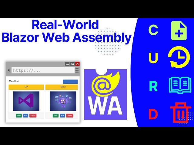 Blazor | Blazor web assembly | Curd operation | Real world example