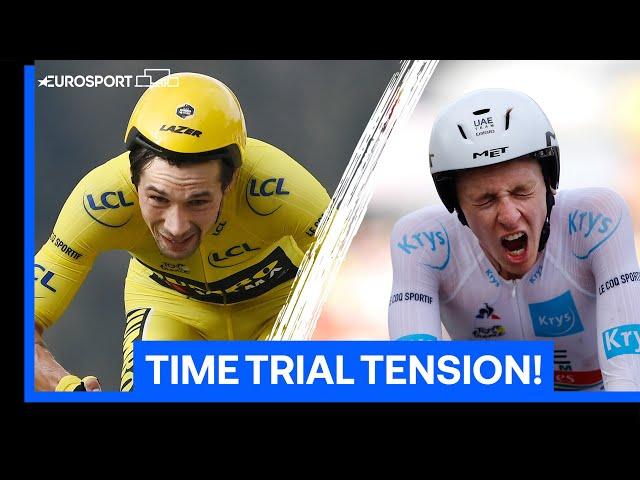 An Epic Tour de France 2020 Time Trial Battle! Pogacar & Roglic Fight It Out!  | Eurosport