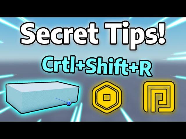 Roblox Studio Tips You DONT Know About Pt 2 | Roblox Studio