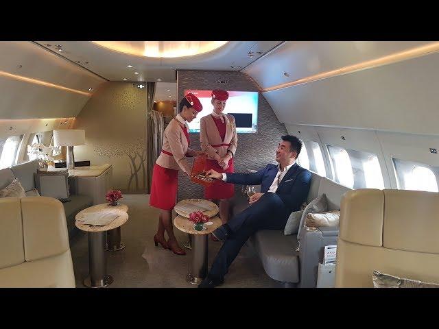 Inside the Emirates Private Executive Jet A319ACJ