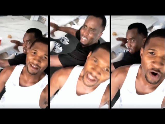 Diddy Dances on Usher In His Mansion (Creepy)