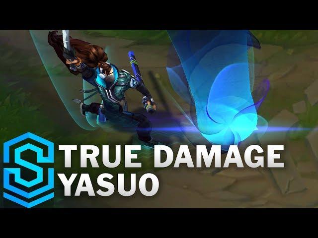 True Damage Yasuo Skin Spotlight - Pre-Release - League of Legends