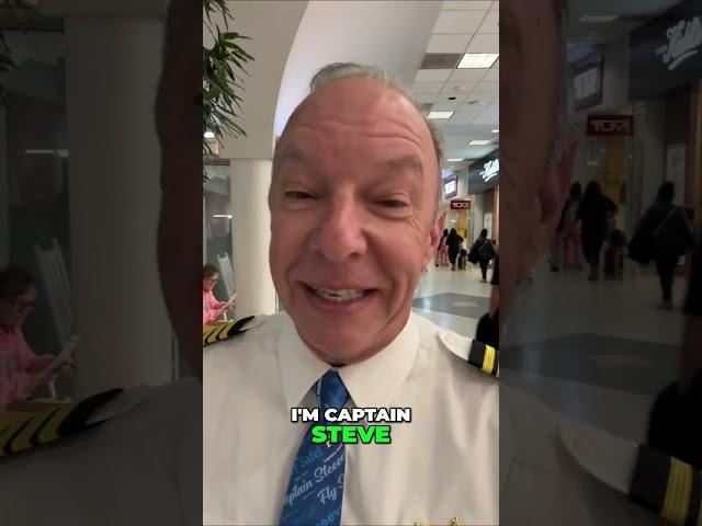 Meet Captain Steve: Sightings at the Airport!
