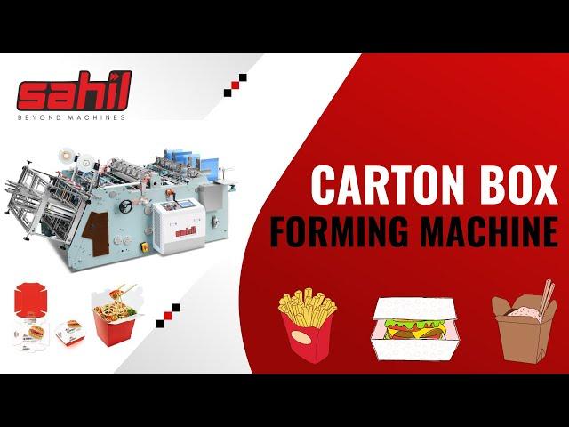 Carton Box Forming Machine | Carton Erecting Machine | Sahil - Beyond Machines | Check Description